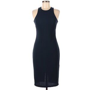 Chic Navy Racerback Midi Dress | H&M Size 6